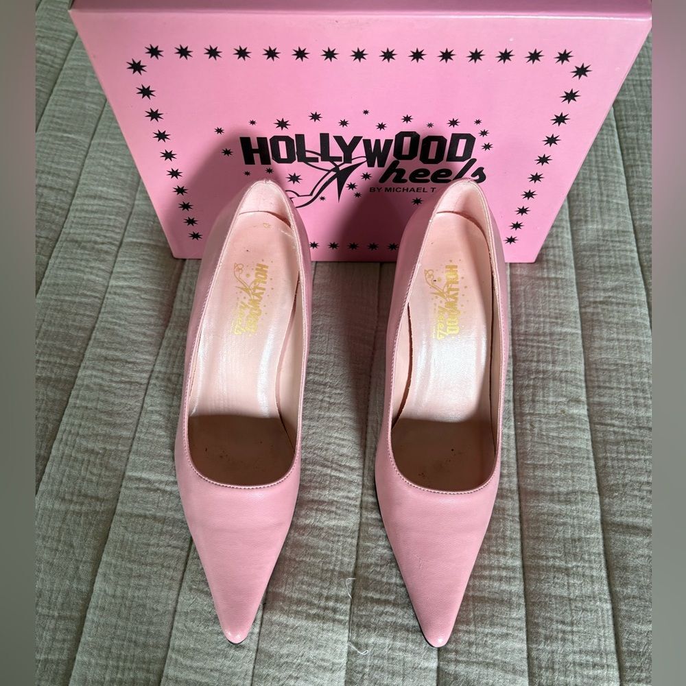 Hollywood Heels by Michael T Kaplan Pink Women's Shoes Size 5.5